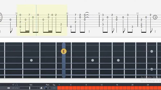 Guitar Tab - Hal 2 (Minecraft) OST Fingerstyle Tutorial Sheet Lesson #Anp