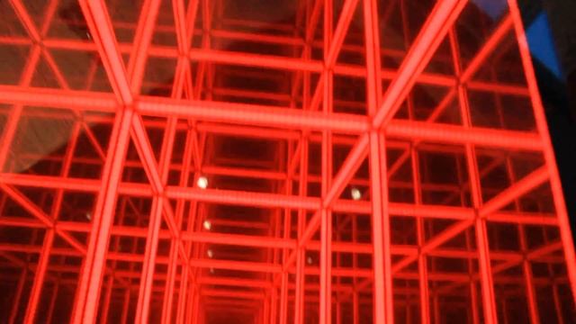 Awesome big cube infinity mirror Hypercube столик гиперкуб бесконечное зеркало смотреть онлайн