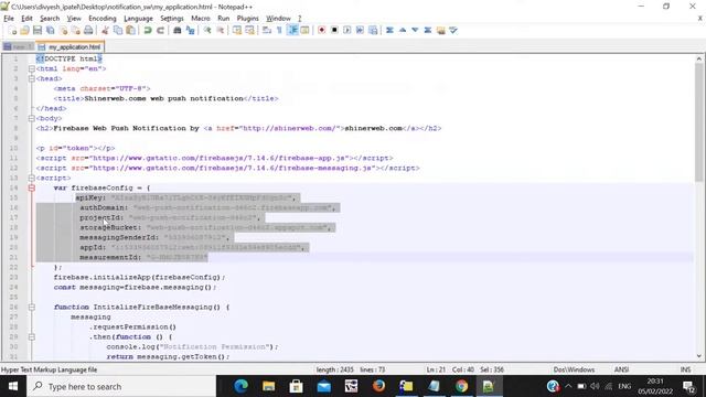 How to create web push notification for website | Firebase push notification php | Cloud messaging смотреть онлайн