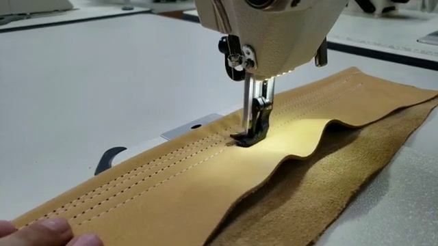 THOR GC0617D semi automatic industrial walking foot sewing machine смотреть онлайн