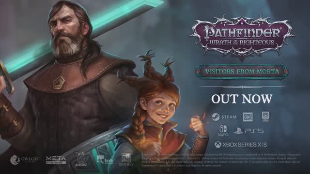 Pathfinder: Wrath of the Righteous: Visitors From Morta | Официальный трейлер дополнения смотреть онлайн