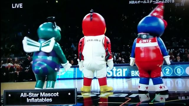 NBA all-star game 2015 mascots dance смотреть онлайн