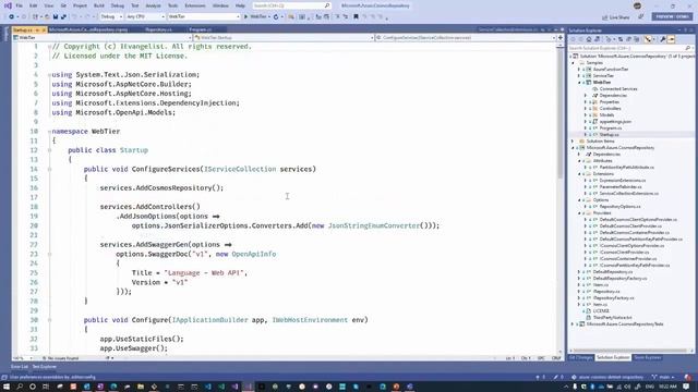 A deep dive into the Azure Cosmos DB repository pattern NET SDK смотреть онлайн