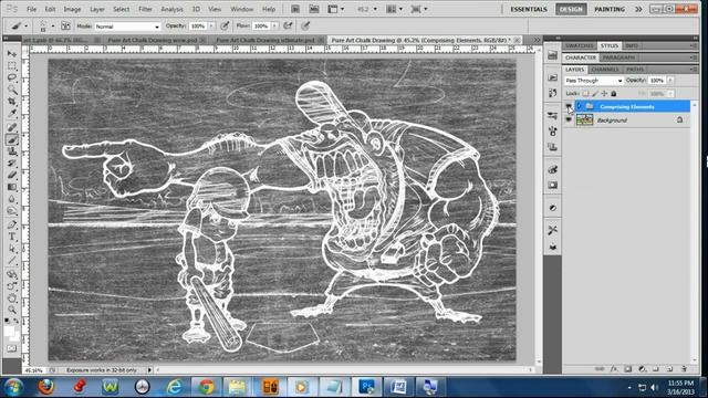 Pure Art Chalk Drawing смотреть онлайн