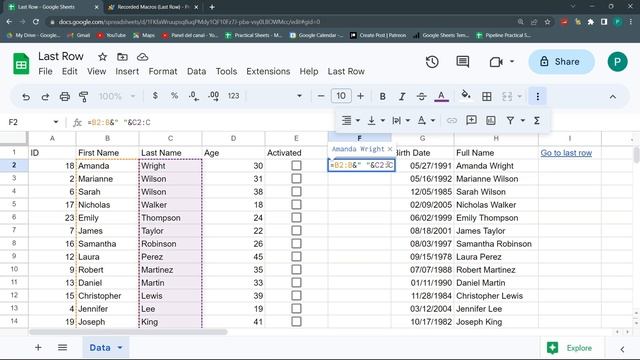 5 ways to go to the Last Row in Google Sheets смотреть онлайн