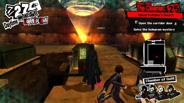 Persona 5 - 7/27: Futaba's Palace: Solve The Hologram Mystery: Coffins & Boulders Door Puzzle смотреть онлайн