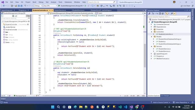 Create A Web API With Asp.Net Core And MongoDB смотреть онлайн