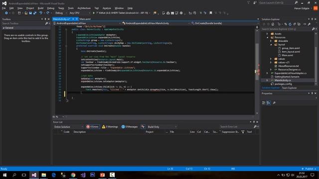Android Xamarin-ListView,GridView,ExpandableListView,ScrollView,Horizontal,ScrollView,SlidingDrawer смотреть онлайн