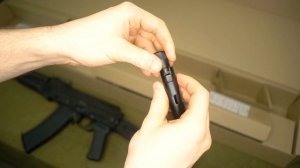 Макет учебный автомат Калашникова АК74М-М (складной приклад)