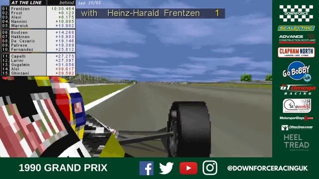 Microprose Grand Prix 2 - 1990 British Grand Prix - RRML Grand Prix World Championship смотреть онлайн