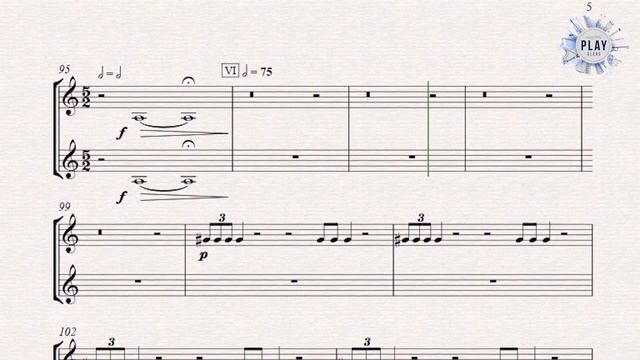 MARS (by GUSTAV HOLST) - Play-Along for Trumpet I & II! 🎺📲🎼 (without metronome in the description 👇 смотреть онлайн