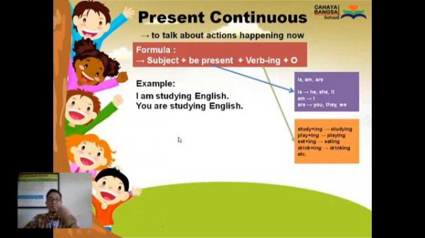Present Simple, Present Continuous, Past Simple - English Grade 5