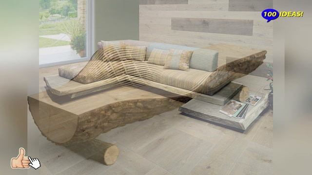 Modern wooden sofas! 10 beautiful design ideas! смотреть онлайн