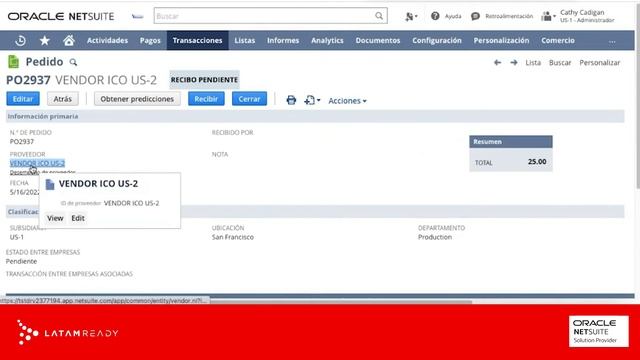 NetSuite para la Industria de Manufactura | LatamReady смотреть онлайн