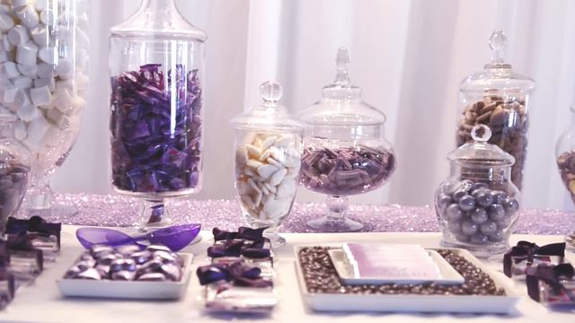Elegant Purple Wedding Candy Bar - Enchanted Empire, Event Artisans смотреть онлайн