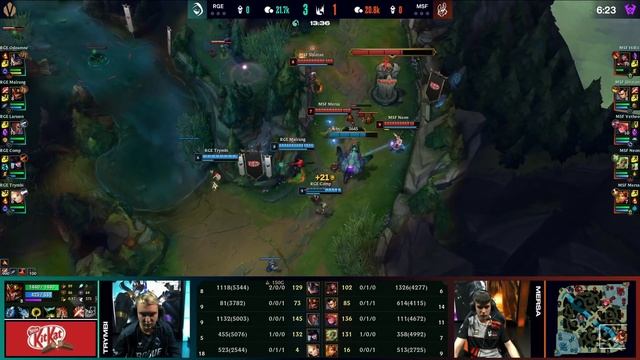 MSF vs. RGE - Playoffs Round 1 | LEC Spring Split | Misfits Gaming vs. Rogue | Game 1 (2022) смотреть онлайн