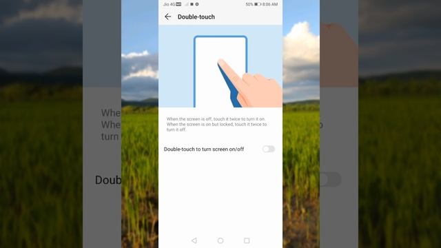 Honor 9 Lite Phone Double touch to turn screen on/off Setting on смотреть онлайн