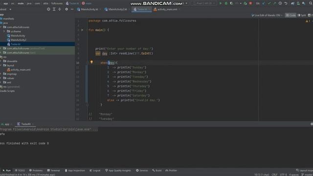 when Example in kotlin | episode 015 | Kotlin course 2023 смотреть онлайн