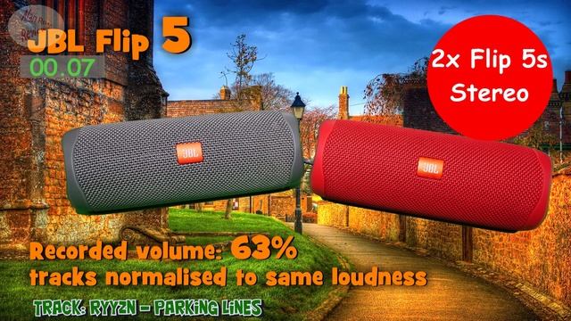 Two JBL Flip 5s vs JBL Charge 4 - who has the biggest bass boom? смотреть онлайн