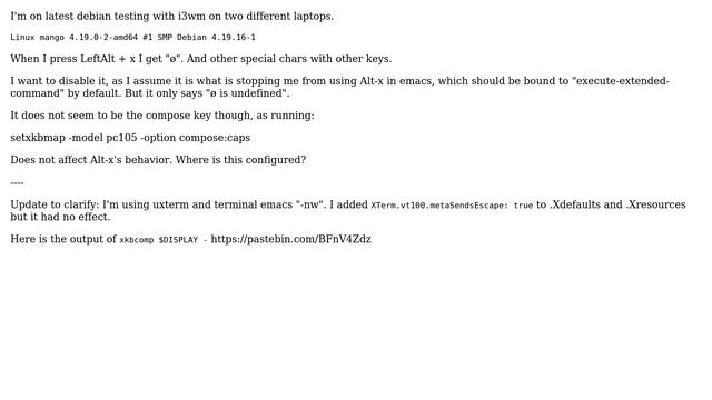 Unix & Linux: xterm: Disable Left Alt from producing (2 Solutions!!) смотреть онлайн