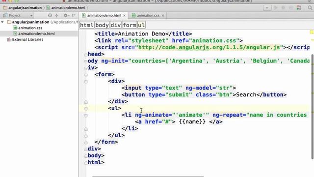 AngularJS Animations смотреть онлайн