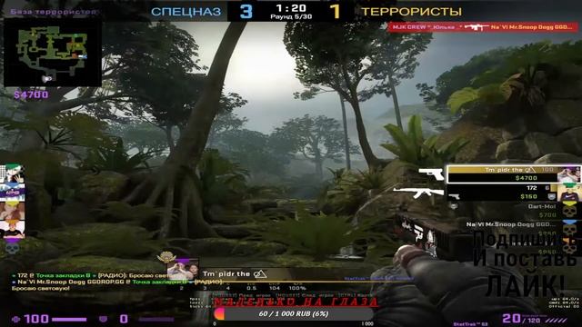 Стрим по CS:GO //Путь до глобала//Общение в чате смотреть онлайн