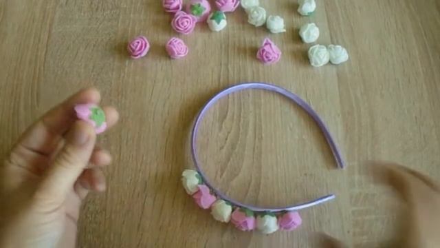 Ободок с розами на голову смотреть онлайн