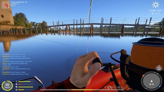 Русская Рыбалка 4 фарм на реке Волхов 500+ монет в час(Russian Fishing 4) смотреть онлайн