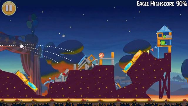 Angry Birds Seasons - 1-6 - Abra-Ca-Bacon - 100% Total Destruction Walkthrough смотреть онлайн