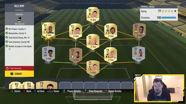 MVP DAVID VILLA SBC! - #FIFA17 Squad Builder Challenge смотреть онлайн