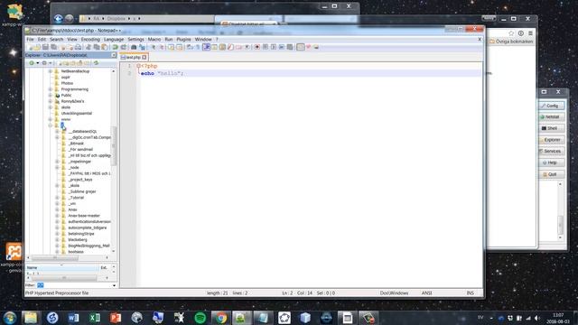 Part 3 PHP, SQL From localhost to live, change path to XAMPP project folders смотреть онлайн