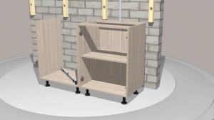 Как установить кухонный гарнитур