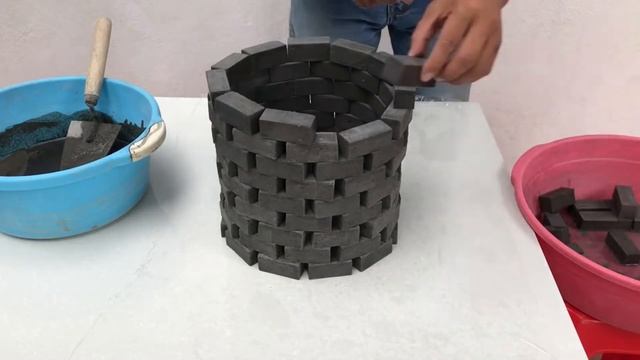 Цветочный горшок из цемента (кашпо) - Поделки для сада и дачи 3 ! смотреть онлайн