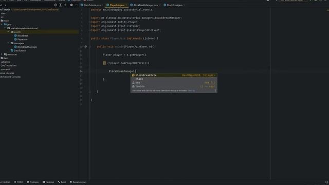 Storing Player Data! | Spigot/Paper Plugin Tutorial смотреть онлайн