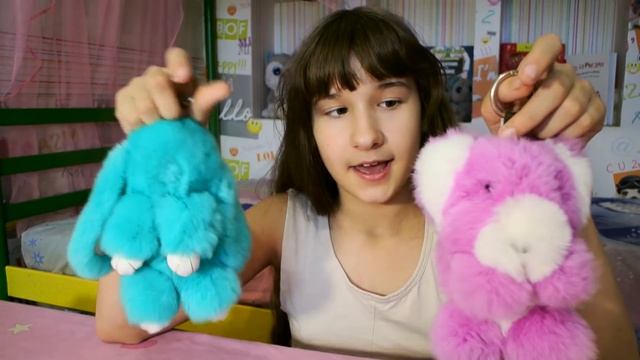 Кролики брелки вся моя коллекция. Мой кролик брелок все цвета. Мои любимые игрушки смотреть онлайн