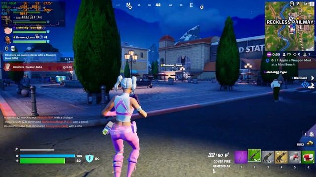 Fortnite Chapter 5 : RTX 4060 + i5-12400F : Ultra Graphics, DLSS ON/OFF смотреть онлайн