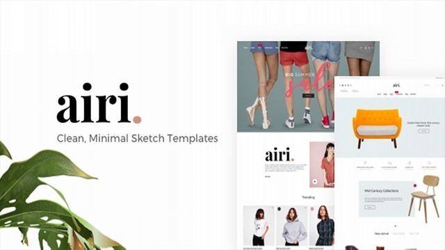 AIRI - Clean, Minimal Sketch Templates | Themeforest Website Templates and Themes смотреть онлайн