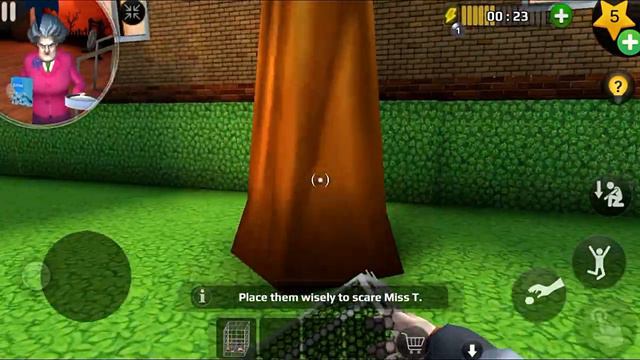 Страшную училку погрызли крысы ! Училка устроила огонь из пушки ! НОВЫЕ УРОВНИ ! ◉ Scary Teacher 3D смотреть онлайн