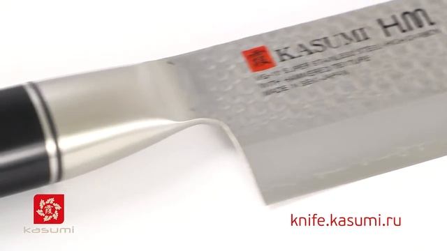 Японский кухонный нож Сантоку KASUMI Hammer 74018 смотреть онлайн