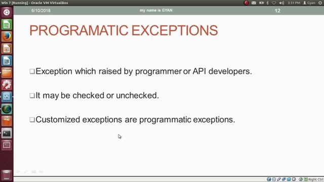 Readymade Exception Classes #5 | JVM Based Exceptions, Programatic Exceptions and Errors смотреть онлайн