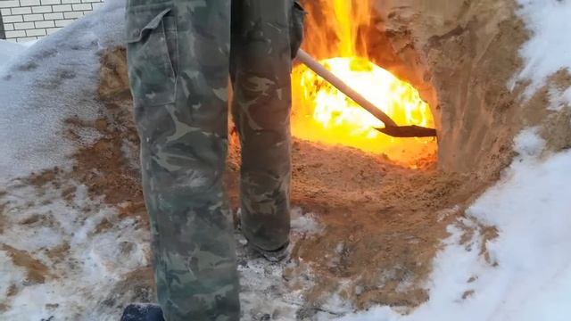 Зимой загорелся песок(АНОМАЛИЯ)