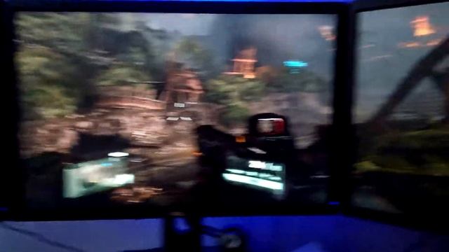 Crisis 3 - Eyefinity 3 monitors 5760x1200pix смотреть онлайн