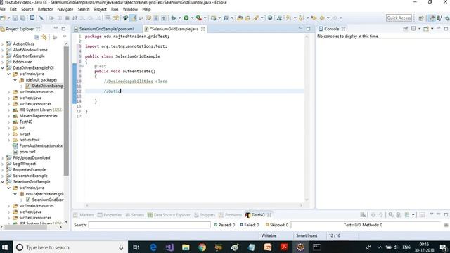 Selenium Grid Part2 : Grid setup and run test case on multiple browsers смотреть онлайн