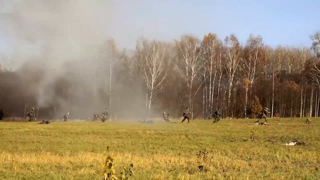 Реконструкция на Бородинском поле . Москва За Нами 2013 смотреть онлайн