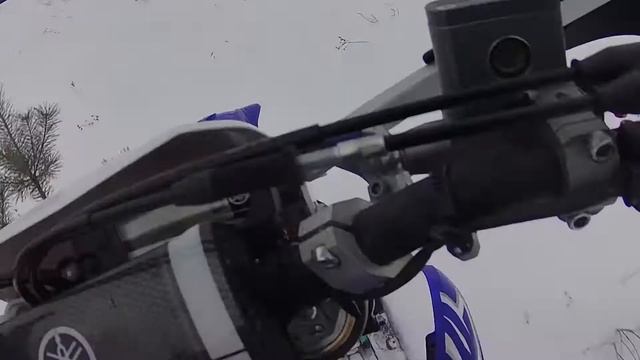 тест драйв сноубайка YAMAHA WR 450 смотреть онлайн