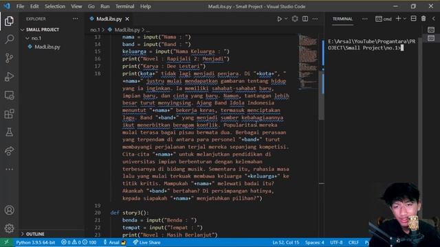Python Mad Libs Generator || Small Project 01 смотреть онлайн