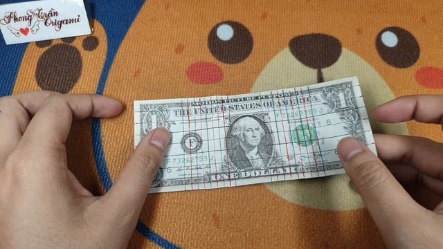 Phong Tran Origami | Dollar Origami George Washington - winged painting | Money Origami смотреть онлайн
