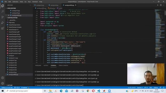 Kütle-Sönüm-Yay Sistem Modelleme : Python ile kendi Simulink PID Tuner'ımızı Yapalım #5 #pid смотреть онлайн