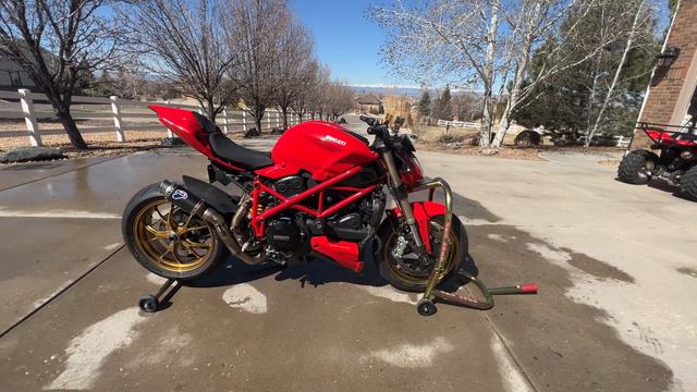 2014 Ducati Streetfighter 848 Panigale 899 Tail Conversion with TERMIGNONI GP Carbon Exhaust смотреть онлайн