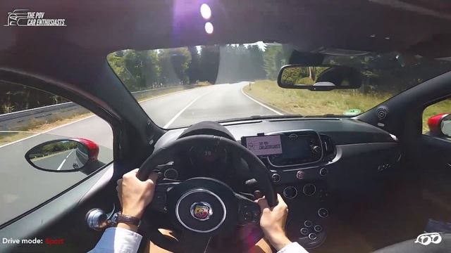 EXTREMELY LOUD Abarth 595 Competizione | POV | Sound | Fast Driving смотреть онлайн
